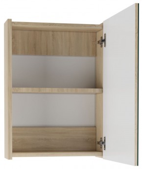 Шкаф-зеркало Мечта 50 Дуб сонома АЙСБЕРГ (DM2318HZ) в Салехарде - salekhard.ok-mebel.com | фото 2