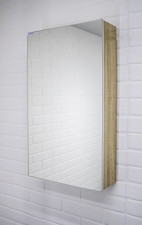Шкаф-зеркало Мечта 50 Дуб сонома АЙСБЕРГ (DM2318HZ) в Салехарде - salekhard.ok-mebel.com | фото 3