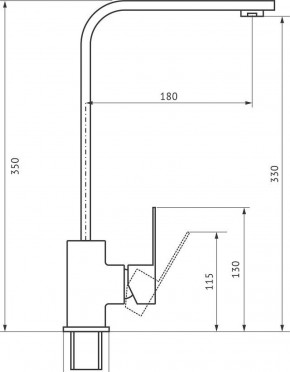 Смеситель MS-012 в Салехарде - salekhard.ok-mebel.com | фото 2