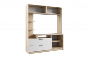 СОФИ СЦС1400.2 Гостиная №2 (дуб сонома/белый) в Салехарде - salekhard.ok-mebel.com | фото