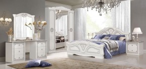 Спальня Грация (комплект 4 дв.) белый/серебро в Салехарде - salekhard.ok-mebel.com | фото