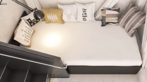 Стандарт Кровать 0900, цвет венге, ШхГхВ 93,5х203,5х70 см., сп.м. 900х2000 мм., без матраса, основание есть в Салехарде - salekhard.ok-mebel.com | фото 6