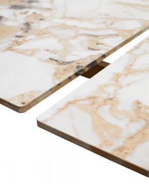 Стол ACERRA NEW 160 GLOSS GRAND JADE SOLID CERAMIC/ каркас цвета шампань, ®DISAUR в Салехарде - salekhard.ok-mebel.com | фото 8