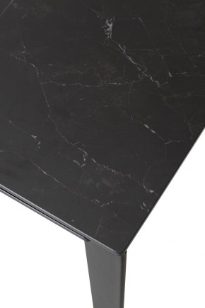 Стол CORNER 120 MATT BLACK MARBLE SOLID CERAMIC / BLACK, ®DISAUR в Салехарде - salekhard.ok-mebel.com | фото 5