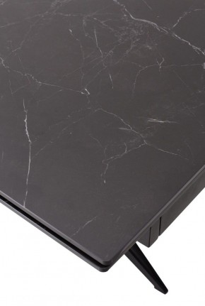 Стол FORIO 160 MATT BLACK MARBLE SOLID CERAMIC / BLACK, ®DISAUR в Салехарде - salekhard.ok-mebel.com | фото 9