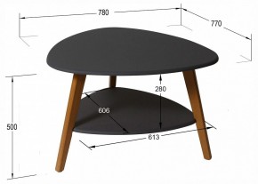 Стол журнальный Бруклин в Салехарде - salekhard.ok-mebel.com | фото 4