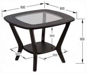 Стол журнальный Мельбурн в Салехарде - salekhard.ok-mebel.com | фото 4