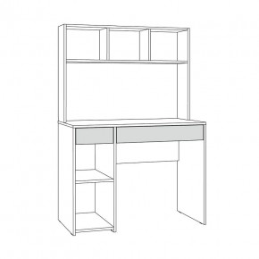 Стол компьютерный 12.77 F Комфорт (Темно - серый U2601) в Салехарде - salekhard.ok-mebel.com | фото 3