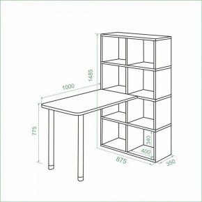 Стол компьютерный Bartolo в Салехарде - salekhard.ok-mebel.com | фото 3