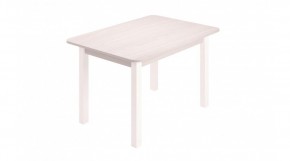 Стол ЛДСП (опоры белые) анкор светлый в Салехарде - salekhard.ok-mebel.com | фото