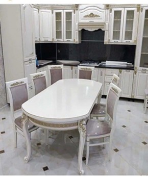 Стол овальный раскладной Бостон 2000(2400)*1000 в Салехарде - salekhard.ok-mebel.com | фото