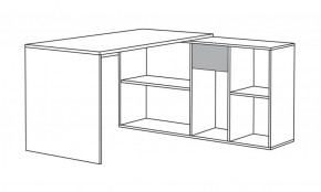 Стол письменный Лайт 03.245 F (белый) в Салехарде - salekhard.ok-mebel.com | фото 3