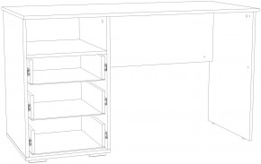 Стол письменный НМ 041.40 "Банни" (Бисквит) в Салехарде - salekhard.ok-mebel.com | фото 5