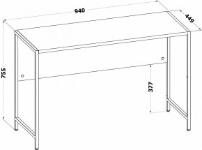Стол письменный СПМ-400.9 в Салехарде - salekhard.ok-mebel.com | фото 3