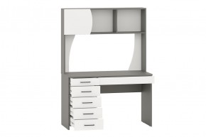 Стол рабочий СИГМА (графит/белый) в Салехарде - salekhard.ok-mebel.com | фото 2