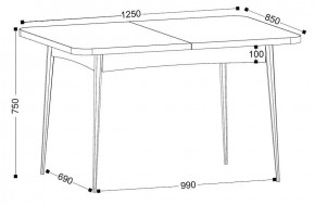 Стол раскладной Ялта-2 (опоры массив цилиндрический) в Салехарде - salekhard.ok-mebel.com | фото 6