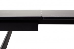 Стол RIETI 200 NERO KL-116 Черный мрамор матовый, итальянская керамика/ черный каркас, ®DISAUR в Салехарде - salekhard.ok-mebel.com | фото 3