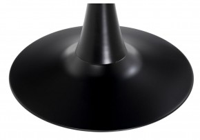 Стол стеклянный Tulip 90x74 black glass в Салехарде - salekhard.ok-mebel.com | фото 3