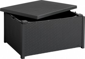 Стол-сундук Арика (Arica storage table) графит в Салехарде - salekhard.ok-mebel.com | фото 2