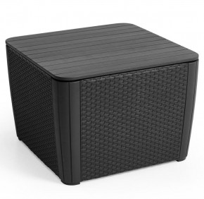 Стол-сундук Лузон Плюс (Luzon Plus Flat Wicker), графит в Салехарде - salekhard.ok-mebel.com | фото 3