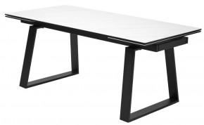 Стол VASTO 180 MARBLES KL-99 Белый мрамор матовый, итальянская керамика/ черный каркас, ®DISAUR в Салехарде - salekhard.ok-mebel.com | фото 4