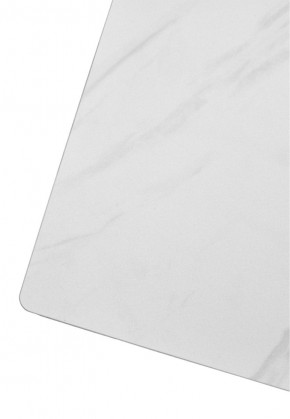 Стол VASTO 180 MARBLES KL-99 Белый мрамор матовый, итальянская керамика/ черный каркас, ®DISAUR в Салехарде - salekhard.ok-mebel.com | фото 7