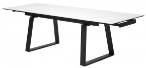 Стол VASTO 180 MARBLES KL-99 Белый мрамор матовый, итальянская керамика/ черный каркас, ®DISAUR в Салехарде - salekhard.ok-mebel.com | фото 9