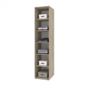 СТОУН С13 Шкаф-пенал (дуб серый/белый) в Салехарде - salekhard.ok-mebel.com | фото 3