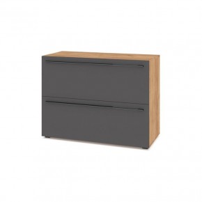СТОУН С81 Комод (золотой дуб/графит) в Салехарде - salekhard.ok-mebel.com | фото