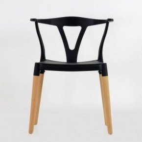 Стул Barneo N-218 Wishbone интерьерный кухонный черный в Салехарде - salekhard.ok-mebel.com | фото 3