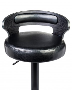 Стул барный DOBRIN FRED BLACK, чёрное дерево, чёрный в Салехарде - salekhard.ok-mebel.com | фото 5