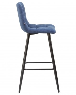 Стул барный DOBRIN NICOLE, черные матовые ножки, синяя ткань (UF860-14B) в Салехарде - salekhard.ok-mebel.com | фото 3