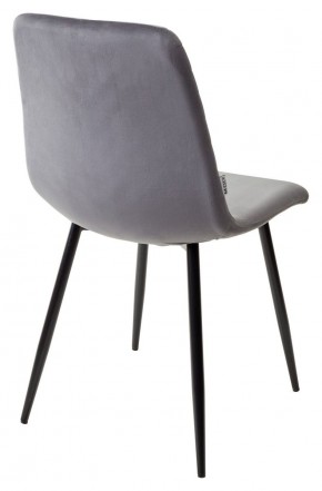 Стул DUKE BLUVEL-14 GREY, велюр / черный каркас М-City в Салехарде - salekhard.ok-mebel.com | фото 3