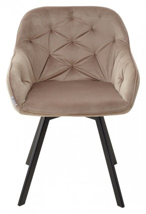 Стул GALE 360 град. поворот. BLUVEL-40 BEIGE, велюр/ черный каркас, М-City в Салехарде - salekhard.ok-mebel.com | фото 6