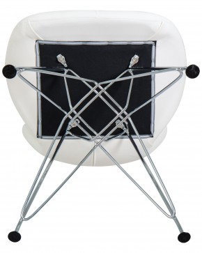 Стул обеденный DOBRIN BUTTERFLY CHROME, ножки хром, цвет белый в Салехарде - salekhard.ok-mebel.com | фото 8