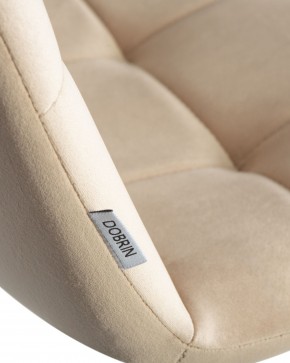 Стул обеденный DOBRIN CHILLY, Бежевый Holland 07, основание белое в Салехарде - salekhard.ok-mebel.com | фото 10