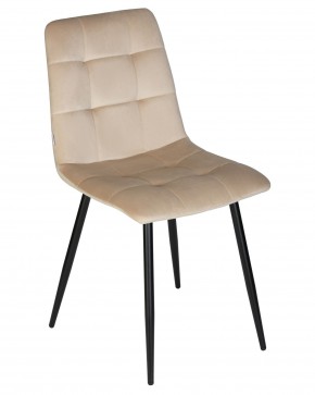 Стул обеденный DOBRIN CHILLY, Бежевый Holland 07, основание черный в Салехарде - salekhard.ok-mebel.com | фото 8
