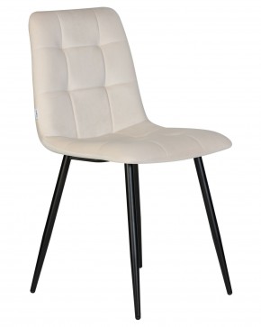 Стул обеденный DOBRIN CHILLY, Кремовый Holland 05, основание черное в Салехарде - salekhard.ok-mebel.com | фото 3