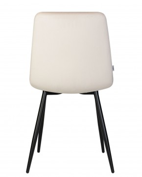 Стул обеденный DOBRIN CHILLY, Кремовый Holland 05, основание черное в Салехарде - salekhard.ok-mebel.com | фото 6