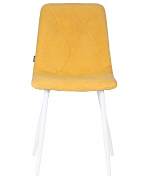 Стул обеденный DOBRIN CHILLY ROMBO, Горчичный Simple 15, основание белый в Салехарде - salekhard.ok-mebel.com | фото 7