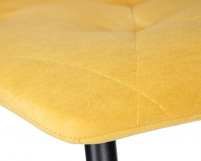 Стул обеденный DOBRIN CHILLY ROMBO, Горчичный Simple 15, основание черное в Салехарде - salekhard.ok-mebel.com | фото 8