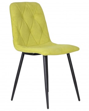 Стул обеденный DOBRIN CHILLY ROMBO, Лайм Simple 14, основание черное в Салехарде - salekhard.ok-mebel.com | фото 2