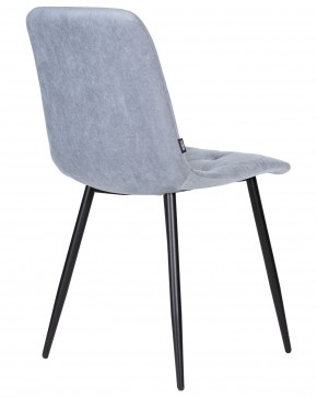 Стул обеденный DOBRIN CHILLY ROMBO, Серо-голубой Simple 26, основание черное в Салехарде - salekhard.ok-mebel.com | фото 4