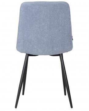 Стул обеденный DOBRIN CHILLY ROMBO, Серо-голубой Simple 26, основание черное в Салехарде - salekhard.ok-mebel.com | фото 5