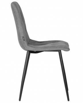Стул обеденный DOBRIN CHILLY ROMBO, Серый Simple 33, основание черное в Салехарде - salekhard.ok-mebel.com | фото 3