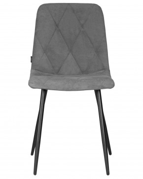 Стул обеденный DOBRIN CHILLY ROMBO, Серый Simple 33, основание черное в Салехарде - salekhard.ok-mebel.com | фото 6