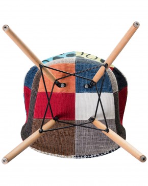 Стул обеденный DOBRIN DAW PATCHWORK, цвет сиденья мозаика в Салехарде - salekhard.ok-mebel.com | фото 7
