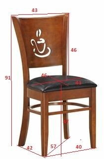 Стул обеденный DOBRIN JERRY, шоколад, чёрный в Салехарде - salekhard.ok-mebel.com | фото 11
