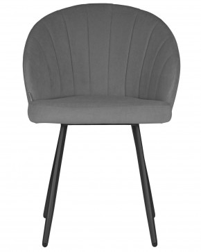 Стул обеденный DOBRIN NAOMI, ЭМАЛЬ ЧЕРНЫЙ МУАР велюр Catania Stone в Салехарде - salekhard.ok-mebel.com | фото 6