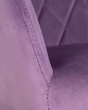 Стул обеденный DOBRIN ROBERT, черные матовые ножки, велюр V108-45 Темно-фиолетовый в Салехарде - salekhard.ok-mebel.com | фото 7